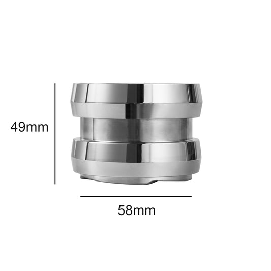 MT004 2 In 1 Espresso Gravity 58MM Coffee Distributor & Tamper for Baristas