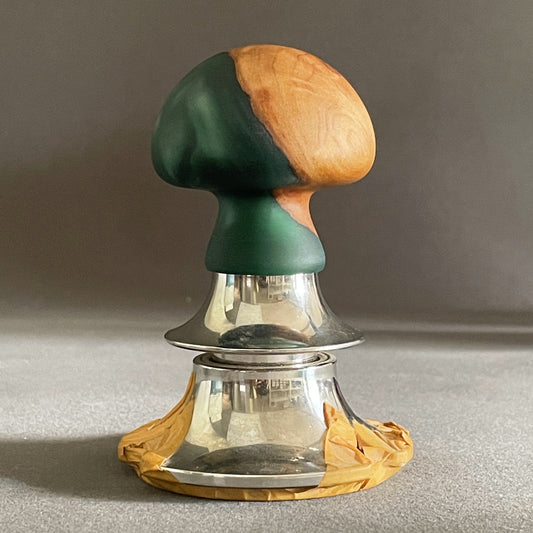 Handmade Mushroom Coffee Calibrated Tamper MT024